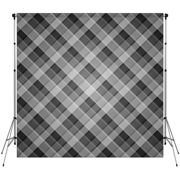 Vector Checked Background Custom Size Backdrop