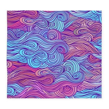 Vector Color Abstract Hand Drawn Custom Size Floor Mat
