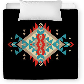 Vector Colorful Decorative Ethnic Toddler Comforter