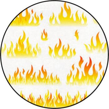 Vector Fire Element Round Rug