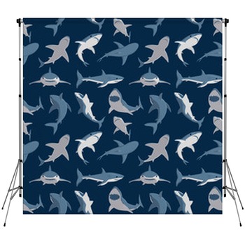 Vector Illustration Toothy Custom Size Backdrop