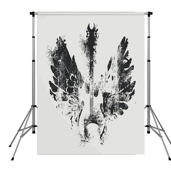 Vector Illustration With An Pole Pocket Backdrop
