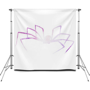 Vector Isolated Watercolor Pink Custom Size Backdrop