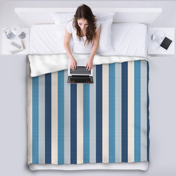 Vector Retro Pattern Fleece Blanket