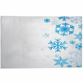 Vector Winter Background Area Rug