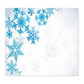 Vector Winter Background Custom Size Floor Mat