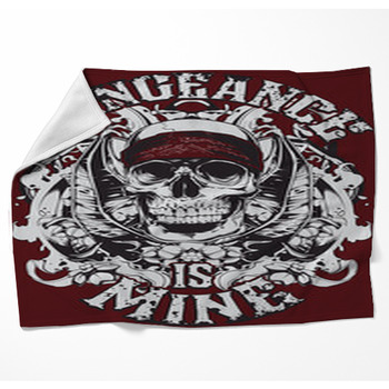 Vengeance Is Mine Woven Throw Blanket