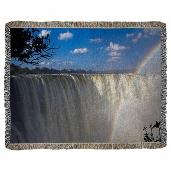 Victoria Falls Woven Throw Blanket