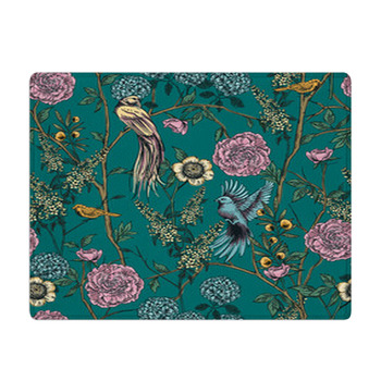 Victorian Garden Floral Seamless Pattern Vector  Bath Mat