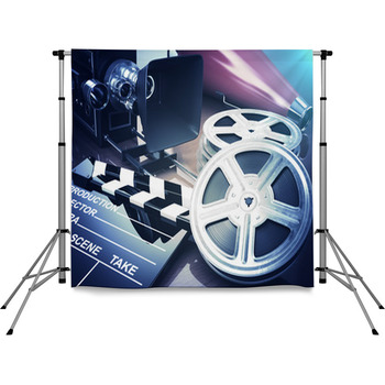 Hollywood Photo Backdrops  Available in Ultra Large Custom Sizes