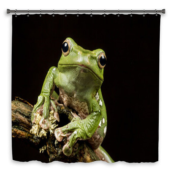Vietnamese Blue (Gliding Or Custom Size Shower Curtain