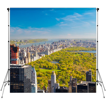 View On Central Park Custom Size Backdrop