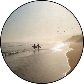 View To Surfer Beach Praia Do Lagido And Round Rug