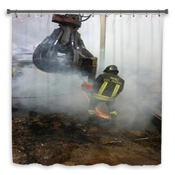Vigile Del Fuoco Shower Curtain