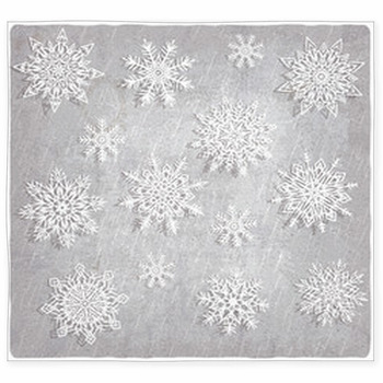 Vintage Background With Snowflake Custom Size Floor Mat