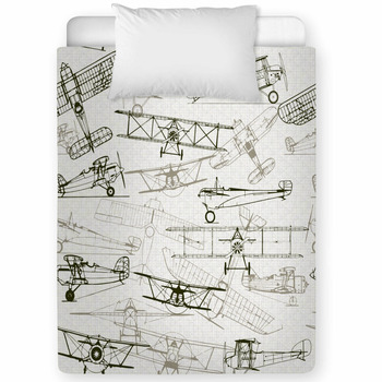 Vintage Seamless Background Stylized Toddler Comforter