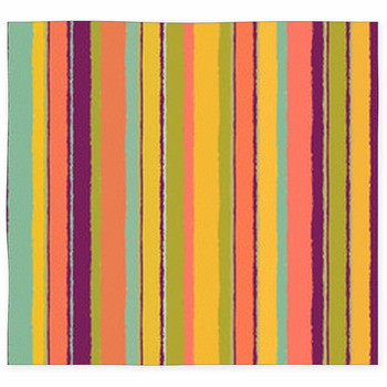 Vintage Striped Seamless Pattern Custom Size Floor Mat