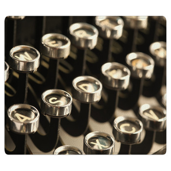 Vintage Typewriter Keys Bath Mat