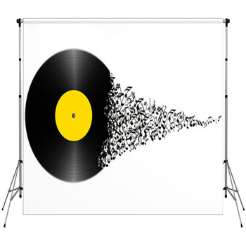 Vinyl_Musique Custom Size Backdrop