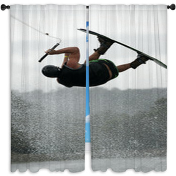 Wakeboard Air 03 Standard Size Window Curtains