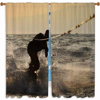 Wakeboard Custom Size Window Curtain
