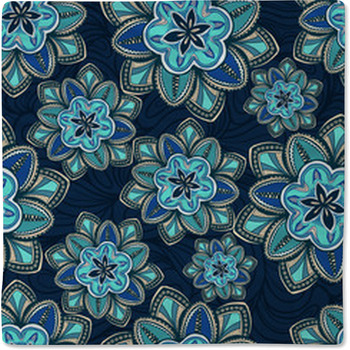 Wallpaper Pattern With Flowers On A Baby Blanket