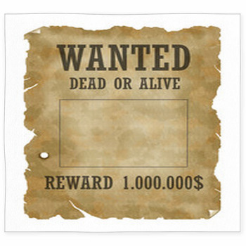 Wanted Dead Or Alive Custom Size Floor Mat
