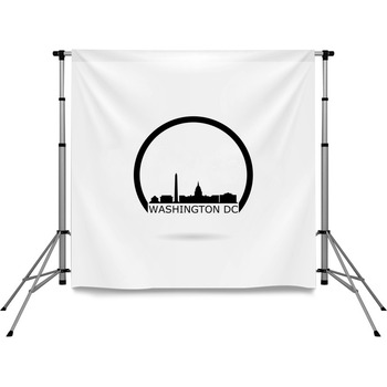 Washington D C Capitol Building Pole Pocket Backdrop