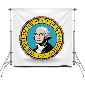 Washington Seal Custom Size Backdrop