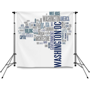 Washington Usa Xtravagant Abstract  Pole Pocket Backdrop