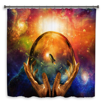 Watching Custom Size Shower Curtain