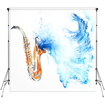 Water And Waves Custom Size Backdrop