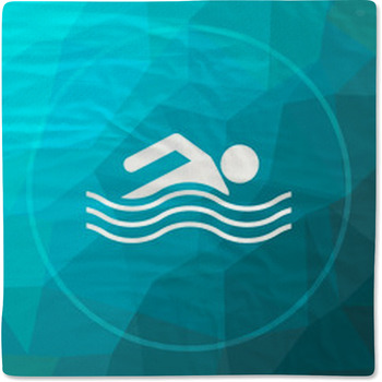 Water Sports Icon Baby Blanket