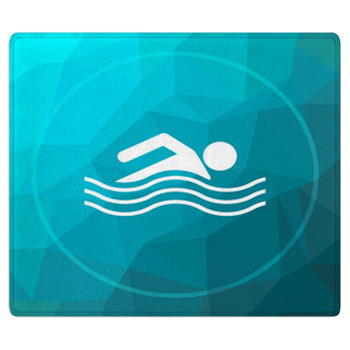 Water Sports Icon Bath Mat
