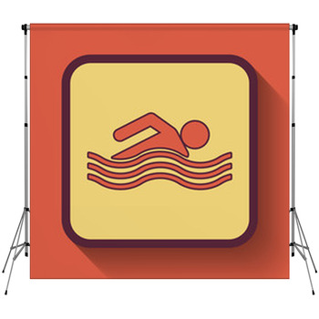 Water Sports Icon Fleece Backdrop