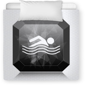 Water Sports Icon Toddler Comforter