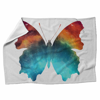 Butterfly Fleece Blanket Throws | Free Personalization
