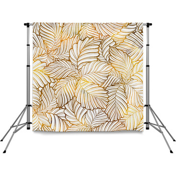 Watercolor Style Floral Seamless Pole Pocket Backdrop