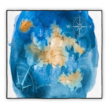 Pirate Area Rugs & Custom Size Floor Mats
