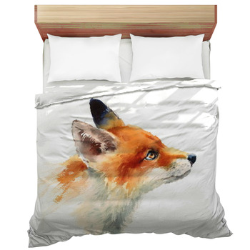 Fox Comforters Duvets Sheets Sets, Fox Duvet Cover King Size