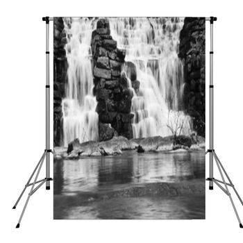 Waterfall At Chewacla State Park Pole Pocket Backdrop