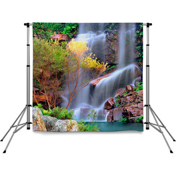 Waterfall Pole Pocket Backdrop
