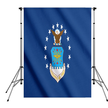 Waving Flag Of US Air Force Pole Pocket Backdrop