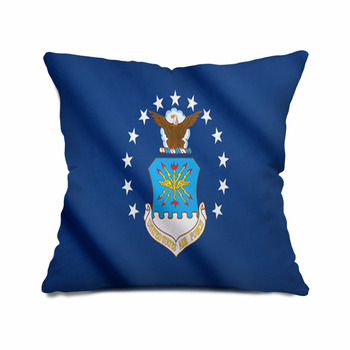 Waving Flag Of US Air Force Washable Floor Pillow