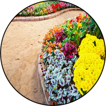 Way In The Garden Round Rug