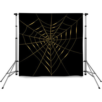 Web Heart Pole Pocket Backdrop