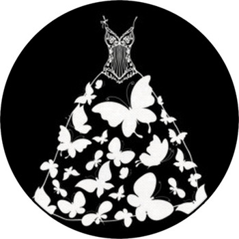 Wedding Dress Round Rug
