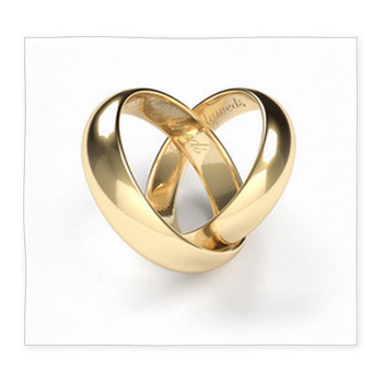 Wedding Rings, Engraved Custom Size Floor Mat