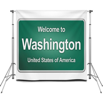 Welcome To Us Custom Size Backdrop