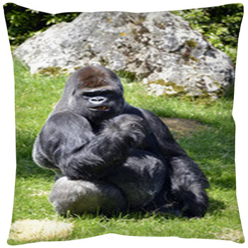Gorilla Square Pillow